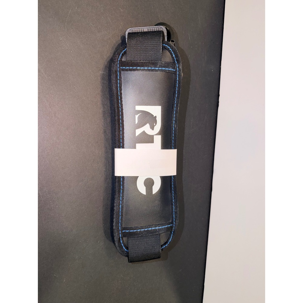 RTIC Black Padded Adjustable Cooler Bag Shoulder Strap Blue Stitch Replacement